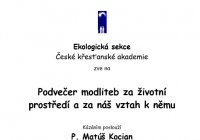 Podvečer modliteb za životní prostředí a za náš vztah k němu