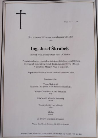 Parte pan Josef Škrábek